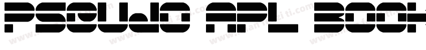 Pseudo APL Book字体转换